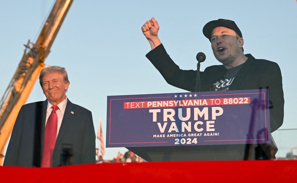 Donald Trump e Elon Musk (Foto: Jim WATSON / AFP)