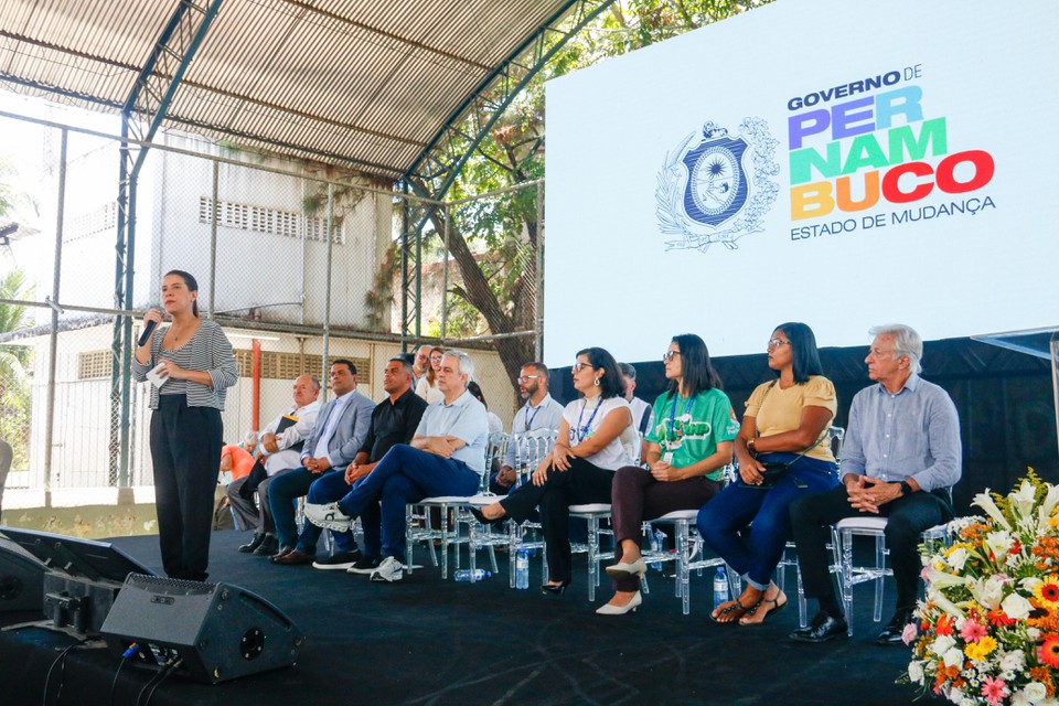 Governadora Raquel Lyra esteve presente no evento (Marina Torres/DP Foto)