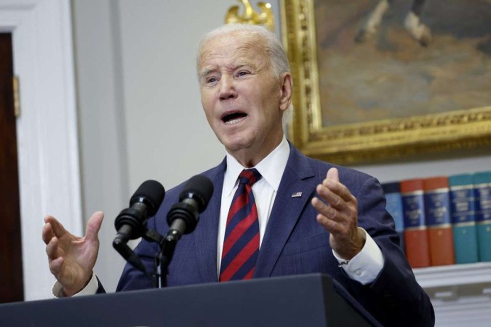 
Segundo Biden, "Israel teve todo o direito de eliminar a liderana e a estrutura militar do Hamas"  (foto: Anna Moneymaker/Getty Images/AFP)