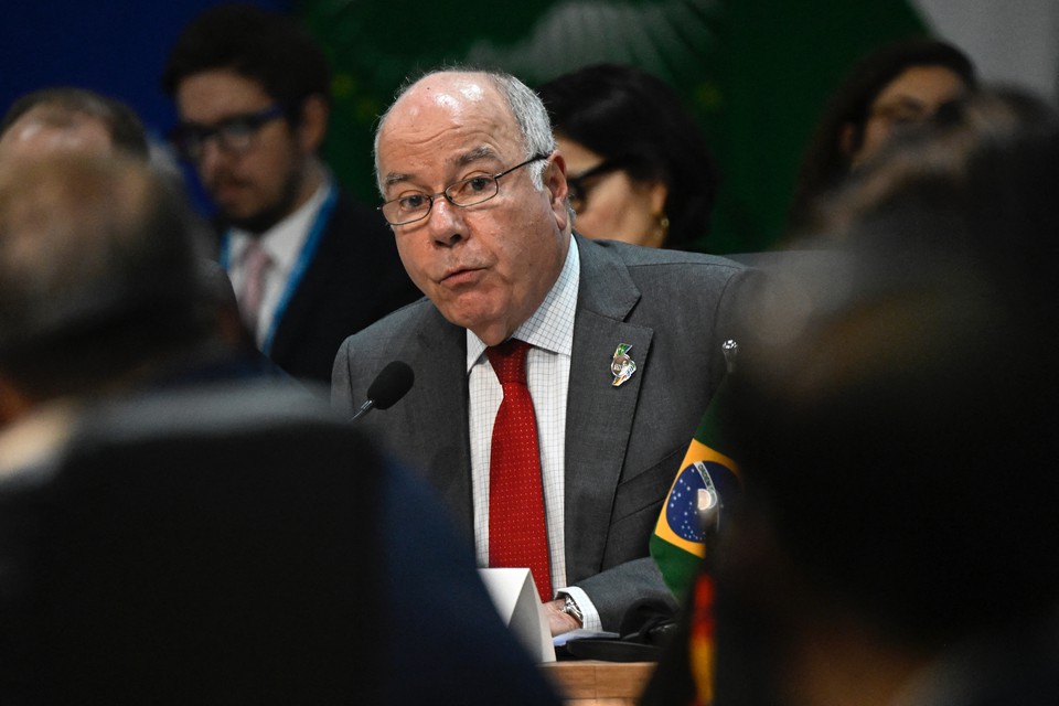 Ministro de Relaes Exteriores, Mauro Vieira (foto: MAURO PIMENTEL / AFP)