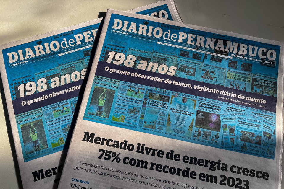 Atualmente o jornal est com 198 anos e inclui a frase 