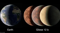 Gliese 12b  muito similar a Terra, sendo um pouco menor e mais quente