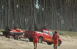  Bombeiros acham corpo de homem que desapareceu no mar na Praia do Paiva   (Foto: Reproduo/ Redes Sociais )