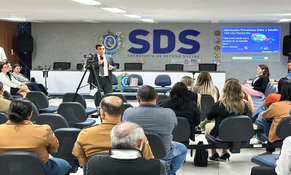 Foi destacada a importncia e a necessidade de se abordar a temtica, inclusive para os profissionais de segurana pblica (Foto: Divulgao/SDS)