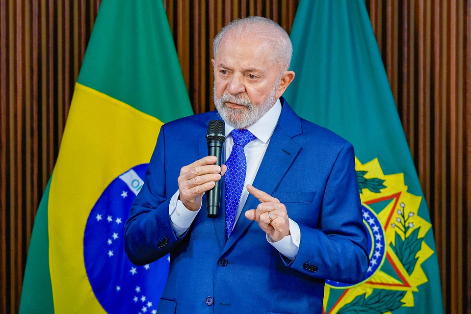 Mais cedo, Lula pediu um minuto de silncio em solidariedade s vtimas  (foto: Ricardo Stuckert / PR)