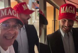 Eduardo Bolsonaro se junta a Gilson Machado e filho nos EUA em apoio a Trump: reforo de peso (Reproduo/Redes sociais)