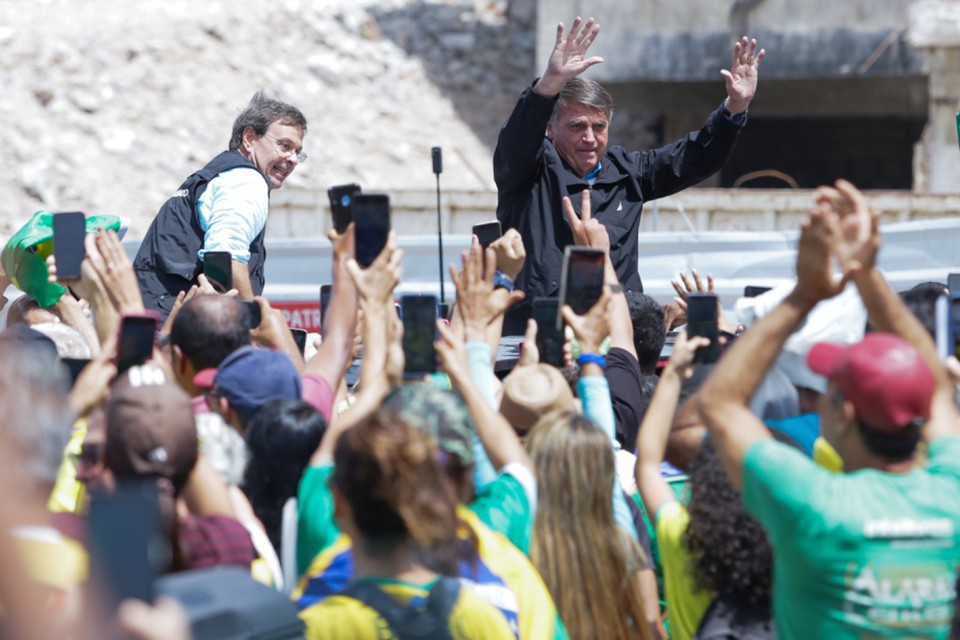 Gilson Machado e Bolsonaro  (Foto: Rafael Vieira/DP Foto)