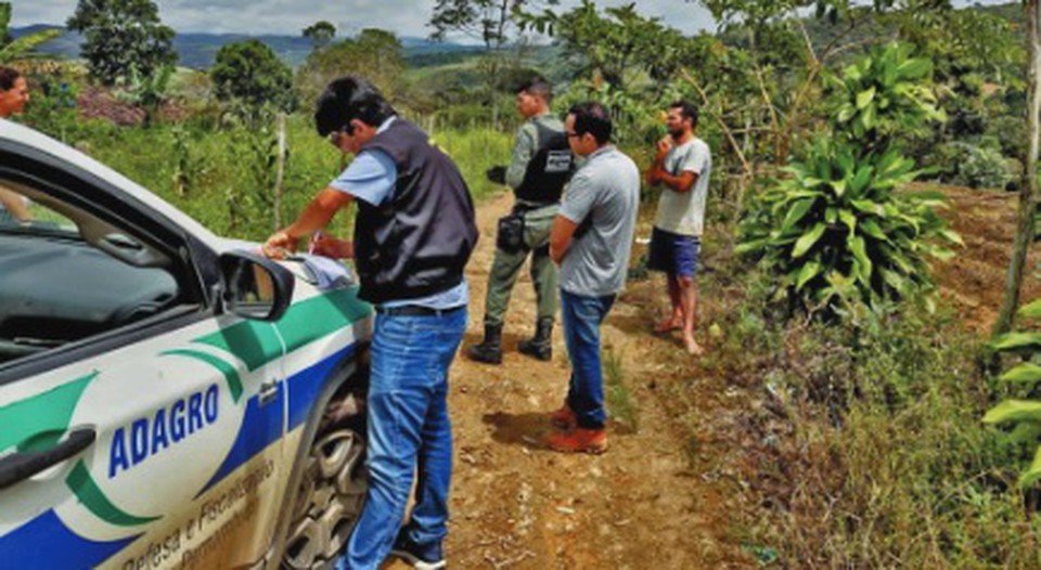 Adagro realiza fiscalizao  (Foto: Governo do Estado)