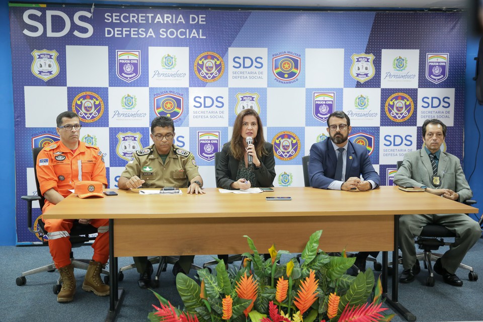 O balano da Operao Paz foi divulgado em coletiva  imprensa, nesta quarta (20), na sede da SDS  (Rafael Vieira/DP)