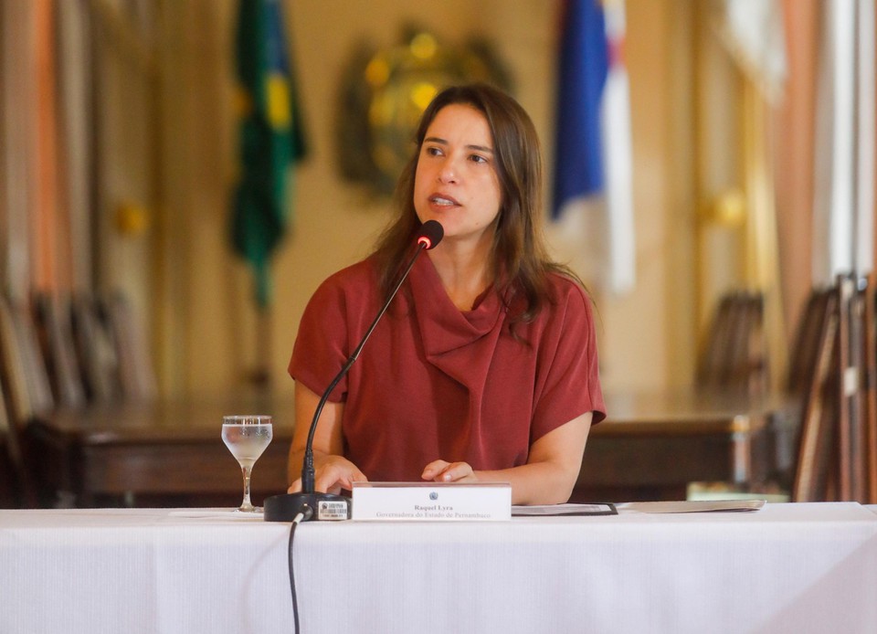 Governadora Raquel Lyra (PSDB) convocou encontro com prefeitos eleitos para debater aes e projetos em Pernambuco (Miva Filho/Secom)