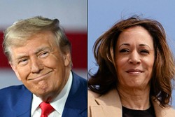 Donald Trump e Kamala Harris 