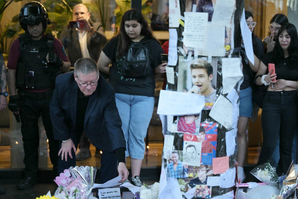 Geoff Payne, pai do cantor britnico Liam Payne (foto: JUAN MABROMATA / AFP)