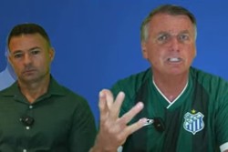 Em live, Bolsonaro alfineta Maral e defende Nunes (foto: Reproduo/YouTube)