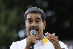 Maduro incentiva boicote ao WhatsApp: Esto ameaando a famlia militar venezuelana  (foto: Pedro Rances Mattey / AFP)