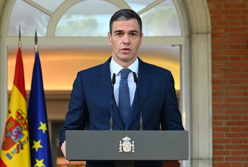 Primeiro-ministro espanhol, Pedro Snchez (Foto: BORJA PUIG DE LA BELLACASA / LA MONCLOA / AFP)