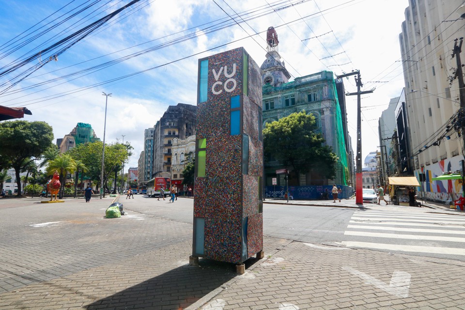 Os utilitrios faro parte do projeto de revitalizao do Centro da Cidade (Foto: Marina Torres/DP foto)