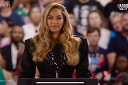 Beyonc participa de comcio de Kamala Harris no Texas (Foto: Reproduo/Youtube Kamala Harris)