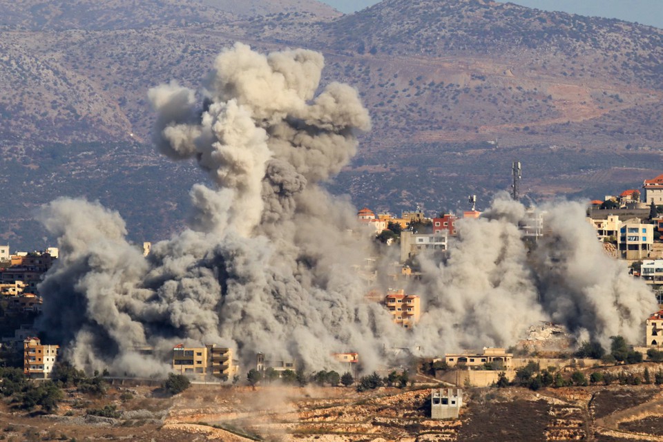 Ataque israelense no Lbano  (foto: AFP)