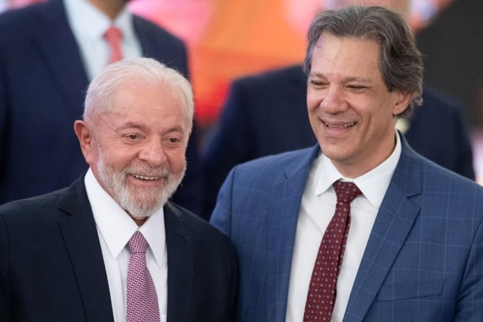 Presidente Luiz Incio Lula da Silva e o ministro da Fazenda, Fernando Haddad (Foto: Hugo Barreto/Metrpoles)