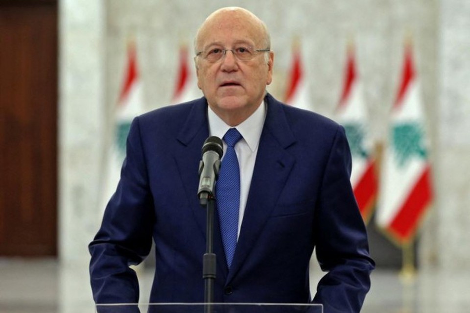 Primeiro-ministro do Lbano, Najib Mikati (foto: STRINGER / DALATI AND NOHRA / AFP)