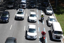 Recife vai testar Faixa Azul para motocicletas  (Rovena Rosa/Agncia Brasil)