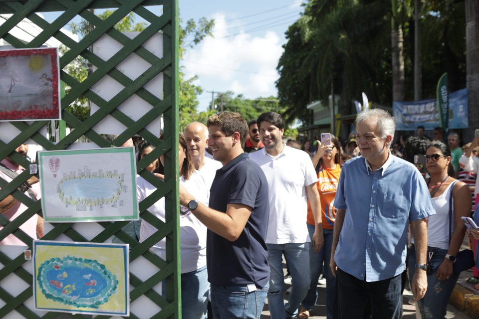 Prefeito Joo Campos inaugurou Econcleo  (Foto: Prefeitura do Recife )