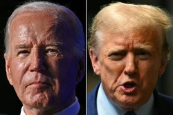 Biden parabeniza Trump e o convida para ir  Casa Branca (foto: Brendan Smialowski e Angela Weiss/AFP)