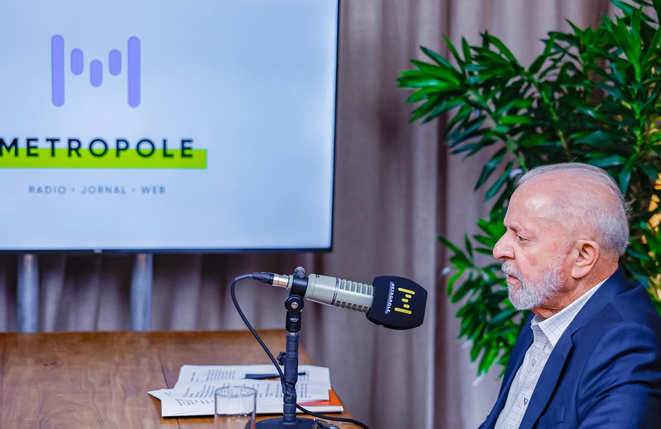 Lula falou sobre bets em entrevista para a Rádio Metrópole, em Salvador (Ricardo Stuckert / PR)