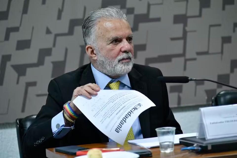 Frederico Meyer, embaixador do Brasil em Israel (foto: Geraldo Magela/Agncia Senado)