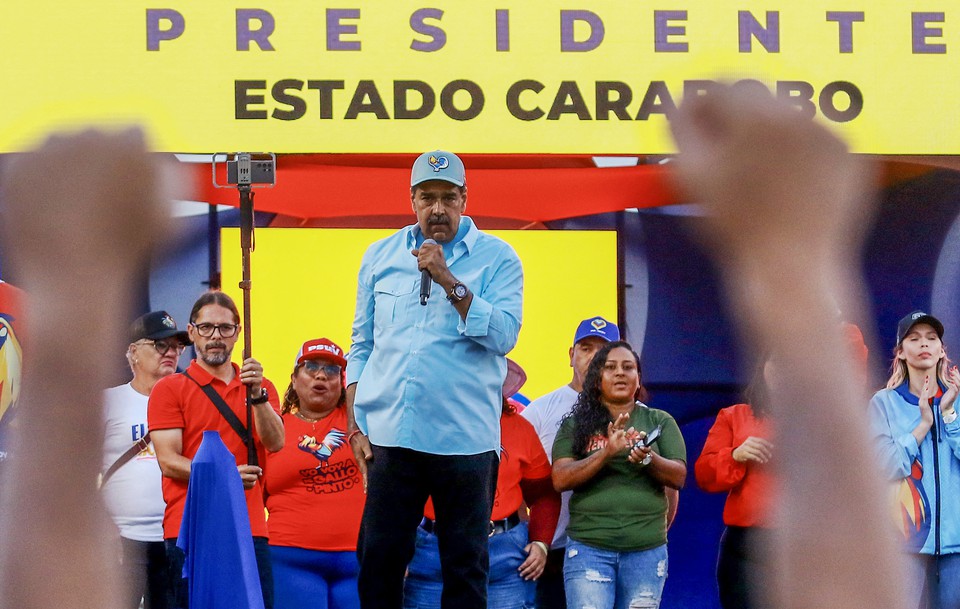 Presidente da Venezuela, Nicols Maduro (foto: Juan Carlos HERNANDEZ / AFP)