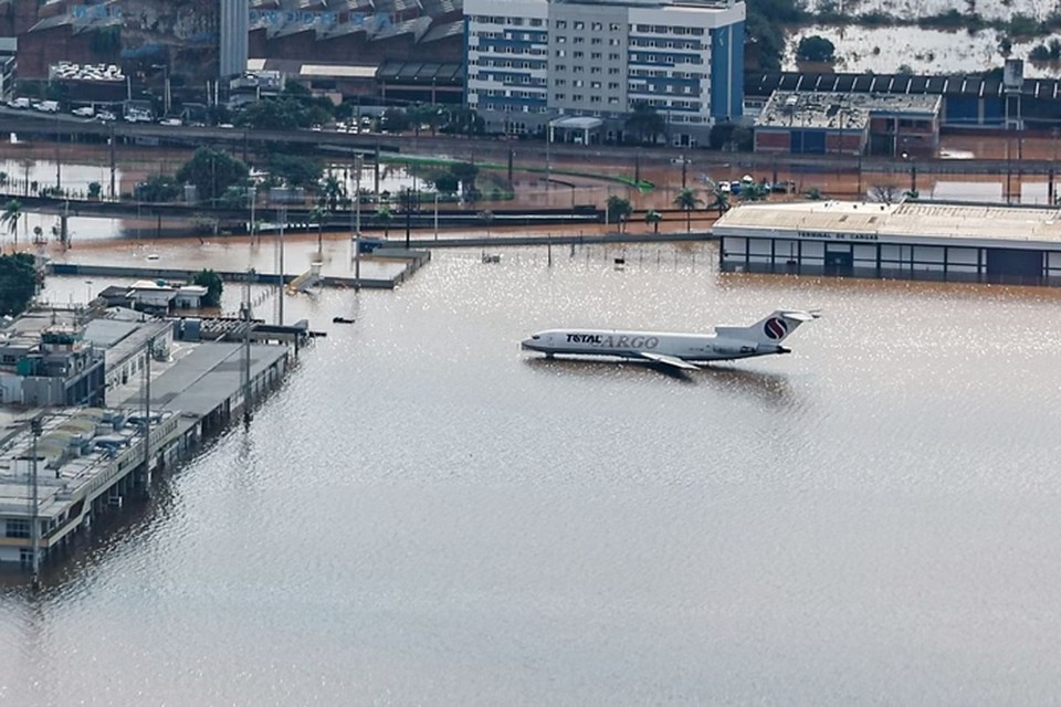 Aeroporto Internacional Salgado Filho, em Porto Alegre (Foto: Ricardo Stuckert/ Presidncia da Repblica
)