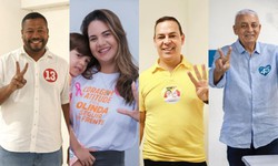 Prefeiturveis em Olinda e Paulista esperam por apoio dos candidatos derrotados (Charles Johnson; Arquimedes Santos; Thomas Ravelly; Fabiano Alves)