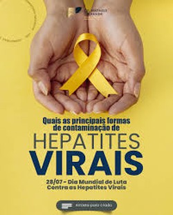  Julho Amarelo: Estado alerta para conscientizao e preveno contra hepatites virais (Imagem: redes sociais )
