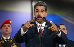 Se querem paz, respeitem a Constituio, diz Maduro sobre eleies na Venezuela (foto: Federico PARRA / AFP)