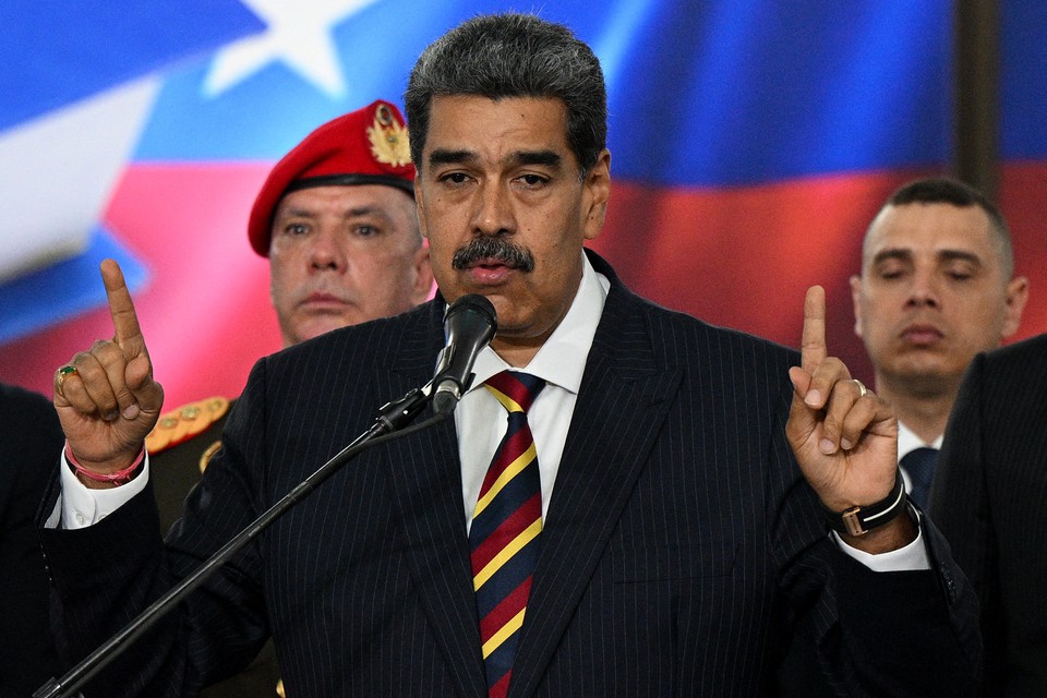 O pleito  "a me de todas eleies", disse Maduro (foto: Federico PARRA / AFP)