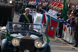 Desfile de 7 de Setembro destaca vacinao e homenageia gachos (Foto: Hugo Barreto/Metrpoles)