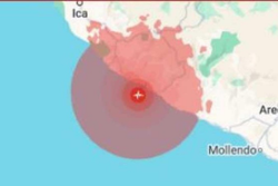 Terremoto de 6,3 de magnitude atinge o sul do Peru com epicentro no Pacfico (Crdito: Reproduo)