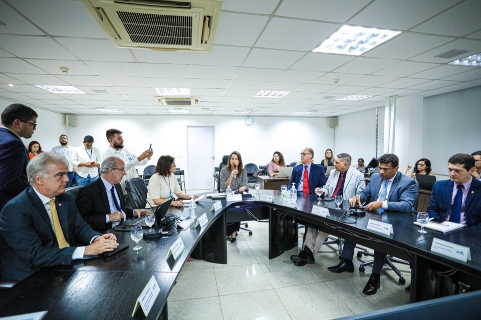 Os dados foram apresentados para a governadora Raquel Lyra e para sua vice, Priscila Krause, nesta segunda-feira (13) (Foto: Janana Pepeu/Secom)