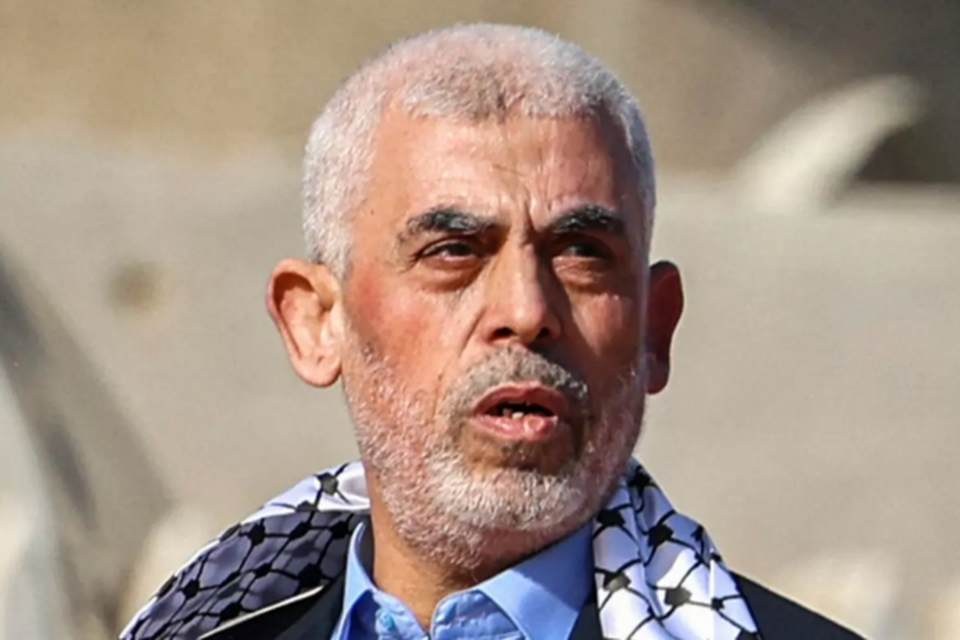 Yahya Sinwar foi um dos principais arquitetos a invaso do grupo terrorista Hamas ao sul de Israel em 7 de outubro de 2023 (Crdito: AFP)