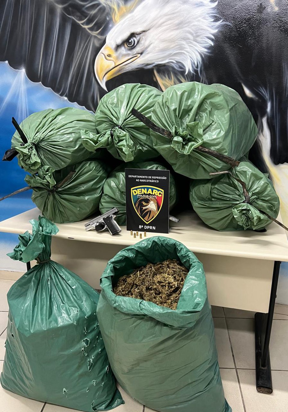 Maconha estava pronta para a revenda (Foto: Polícia Civil)