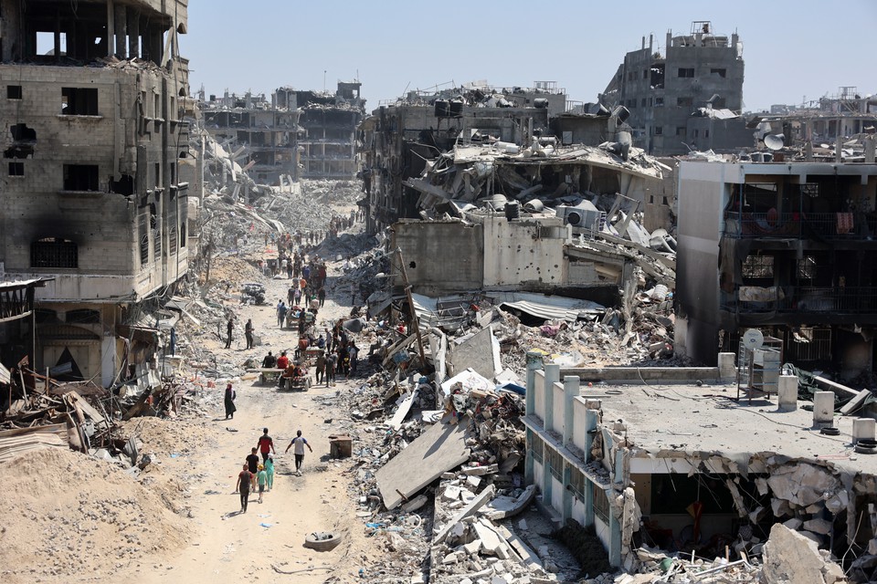 
O conflito entre o Hamas e Israel eclodiu em 7 de outubro de 2023 (foto: Omar AL-QATTAA / AFP)