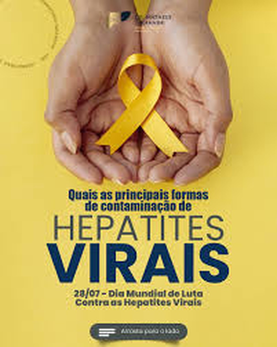 Campanha alerta para hepatites virais  (Imagem: redes sociais )