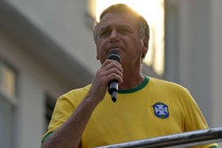 Bolsonaro acusa Maral de tentar fazer palanque s custas dos outros (Foto: Nelson Almeida/AFP)