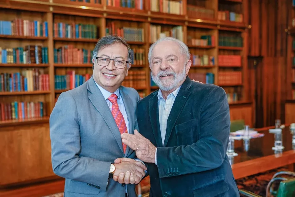 Gustavo Petro, presidente da Colmbia,  de centro-esquerda e j disse publicamente que tem grande admirao por Lula (Foto: Ricardo Stuckert/Presidncia da Repblica)