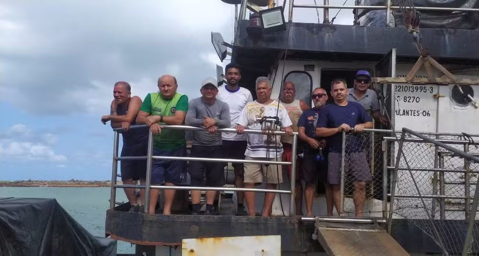 No Navio Concrdia havia nove pessoas, sendo que quatro foram resgatadas com vida, quatro morreram e uma segue desaparecida (Foto: Reproduo/Arquivo Pessoal)