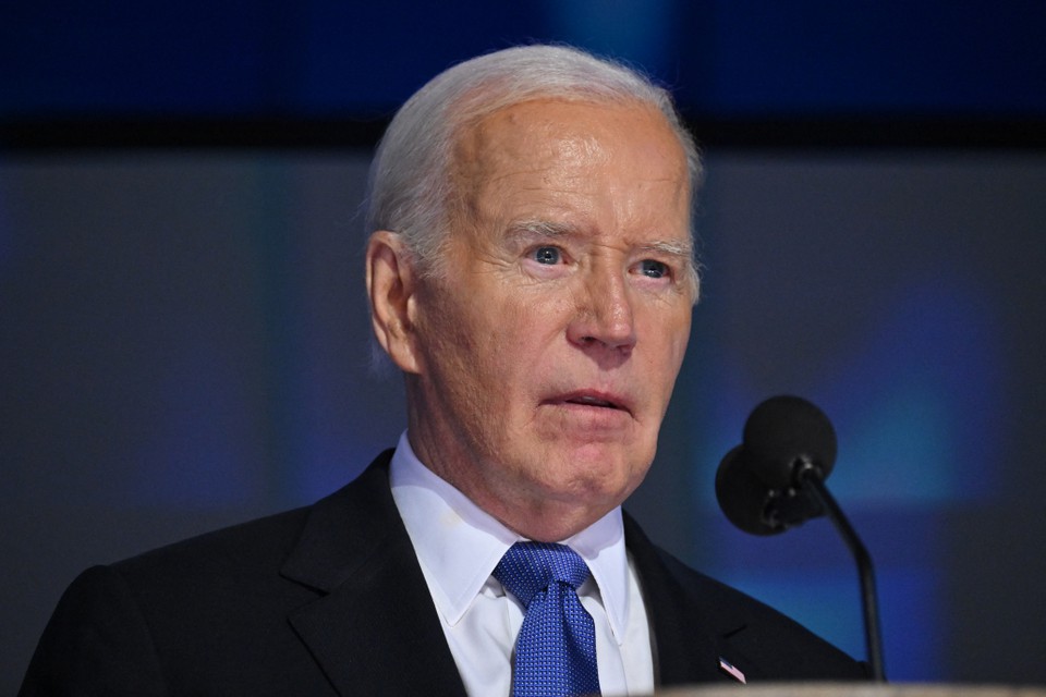 Joe Biden pediu ao primeiro-ministro de Israe que retire as tropas do exrcito do Corredor de Filadlfia (Foto: ROBYN BECK / AFP
)