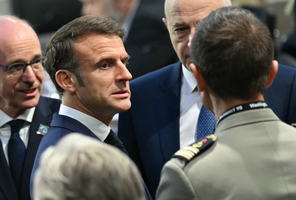 Emmanuel Macron, presidente da Frana (Foto: SAUL LOEB / AFP
)