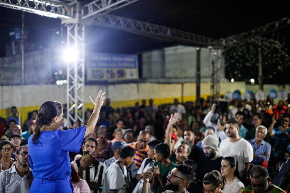 O anncio dos investimentos foi feito pela governadora Raquel Lyra, em evento realizado nesta tera (4), em Olinda, no Grande Recife  (Foto: Hesodo Ges/Secom )