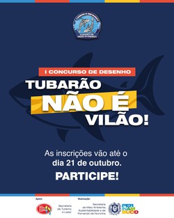 Tubaro no  vilo!: Secretaria de Meio Ambiente e Sustentabilidade de Pernambuco lana concurso de desenhos (Foto: Divulgao)