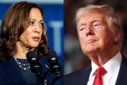 Norte-americanos decidem entre Kamala Harris e Donald Trump em eleio acirrada (Crditos: AFP)